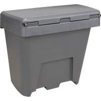 Bacs d'entreposage pour sel & sable, Avec Moraillon, 21" x 27" x 26", 4,24 pi³, Gris MAS Chibougamau