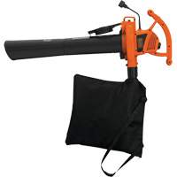 Souffleur/aspirateur/broyeur de feuilles, Vitesse d'air 210 mi/h, &eacute;lectrique MAS Chibougamau