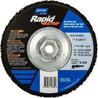 Bear-Tex&reg; Rapid Strip Non-Woven Depressed Center Discs, 7" Dia., Extra Coarse Grit, Silicon Carbide MAS Chibougamau