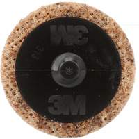 Disque de conditionnement de surface Roloc Scotch-Brite, 1-1/2" dia., Grain Cors&eacute;, Oxyde d'aluminium MAS Chibougamau