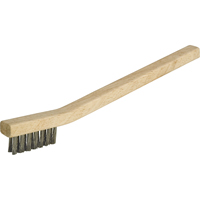 Small Cleaning Industrial-Duty Scratch Brush, Stainless Steel, 3 x 7 Wire Rows, 7-3/4" Long MAS Chibougamau