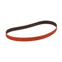 Cloth Belt 777F, 1/2" W x 18" L, Aluminum Oxide/Ceramic, P180 Grit MAS Chibougamau