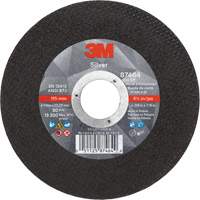 Silver Cut-Off Wheel, 4-1/2" x 0.04", 7/8" Arbor, Type 1, Ceramic, 13300 RPM MAS Chibougamau