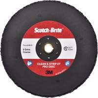Scotch-Brite Clean & Strip XT Pro Disc, 7" Dia., Extra Coarse Grit, Silicon Carbide MAS Chibougamau