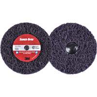 Scotch-Brite Roloc+ Clean & Strip XT Pro Disc, 4" Dia., Extra Coarse Grit, Silicon Carbide MAS Chibougamau