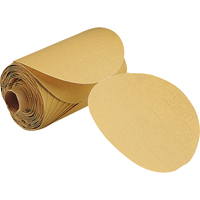 236U Stikit Paper Disc Roll, 5" Dia., P100 Grit, Aluminum Oxide MAS Chibougamau