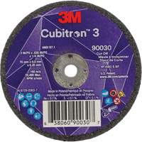 Cubitron 3 Cut-Off Wheel, 3" x 0.035", 1/4" Arbor, Type T1, Ceramic, 21000 RPM MAS Chibougamau