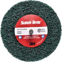 Disque Clean and Strip XT Pro Extra Cut Disc XC-DC Scotch-Brite, 4" dia., Grain Extra grossier, Oxyde d'aluminium MAS Chibougamau