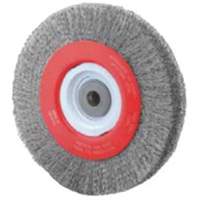 Roue d'&eacute;tabli sertie, 8" dia., Fils 0,014", Arbre 1/2"-2 MAS Chibougamau