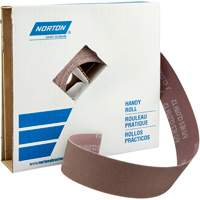 Rouleaux pour l'atelier Metalite K225, Oxyde d'aluminium, 1-1/2" la x 150' lo, Grain P50-X MAS Chibougamau