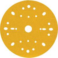 Disque abrasif dor&eacute; Hookit, dia 6", Grain 180, Oxyde d'aluminium, Poids C MAS Chibougamau