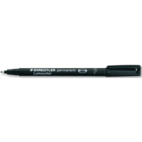 Lumocolor&reg; Permanent Markers, Black, Fine Tip MAS Chibougamau
