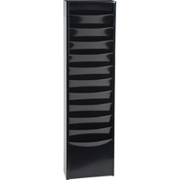 Literature Storage Racks, Stationary, 11 Slots, Steel, 9-3/4" W x 4-1/8" D x 36" H MAS Chibougamau