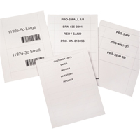Bin Buddy Label Holders, 48" L x 8" W MAS Chibougamau