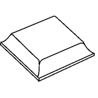 Bumpon Tapered Square Protective Bumpers MAS Chibougamau