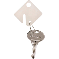 Square Plastic Key Tags MAS Chibougamau