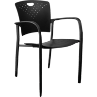 Chaises empilables MaxX StaxX, Polypropyl&egrave;ne, Hauteur 17-1/4", Capacit&eacute; 275 lb, Noir MAS Chibougamau