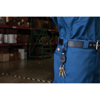 Mid6 Series Mid Size Retractors #6, Polycarbonate, 36" Cable, Belt Clip Attachment MAS Chibougamau