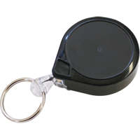 Retractable Mini-Bak&reg; Key Rings, Plastic, 36" Cable, Belt Clip Attachment MAS Chibougamau