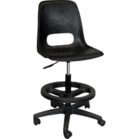 Tabouret avec dossier pour classe de s&eacute;rie 800, Mobile, Ajustable Hauteur, Capacit&eacute; 250 lb MAS Chibougamau