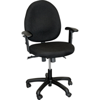 Chaise de dactylo ergonomique avec dossier moyen de s&eacute;rie 900, &agrave; dessin, Ajustable Hauteur, Capacit&eacute; 250 lb MAS Chibougamau