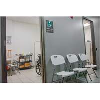 Folding Chairs, Polyethylene, White, 350 lbs. Weight Capacity MAS Chibougamau