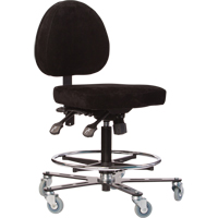 Si&egrave;ges ergonomiques pour le soudage TF180, Su&egrave;de, Noir, Capacit&eacute; 300 lb MAS Chibougamau