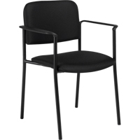Chaises empilables, Tissu, Hauteur 32", Capacit&eacute; 300 lb, Noir MAS Chibougamau