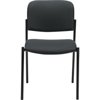 Chaises sans accoudoirs empilables, Tissu, Hauteur 32", Capacit&eacute; 300 lb, Charbon MAS Chibougamau