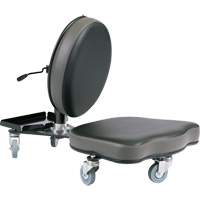Chaise ergonomique Flex, Vinyle, Noir/gris MAS Chibougamau