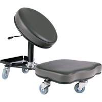 Chaise ergonomique Flex, Vinyle, Noir/gris MAS Chibougamau
