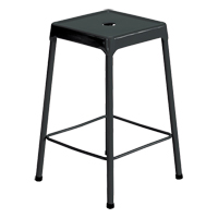 Tabouret en acier pour comptoir Safco, Stationnaire, Fixe Hauteur, Capacit&eacute; 250 lb MAS Chibougamau
