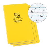 Carnet tout temps, Couverture souple, Jaune, 48 Pages, 4-5/8" , 7"  MAS Chibougamau