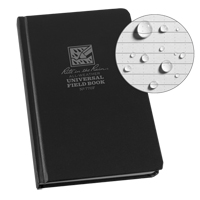 Bound Book, Hard Cover, Black, 160 Pages, 4-5/8" W x 7-1/4" L MAS Chibougamau