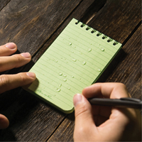 Carnet de notes de poche &agrave; spirale, Couverture souple, Vert, 100 Pages, 3" , 5"  MAS Chibougamau