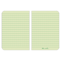 Livre m&eacute;mo, Couverture souple, Havane, 112 Pages, 3-1/2" , 5"  MAS Chibougamau