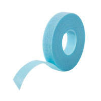 Ruban pour gestion des c&acirc;bles One-Wrap, Boucle et crochet, 25 vg x 3/4", Auto-aggripant, Aqua MAS Chibougamau