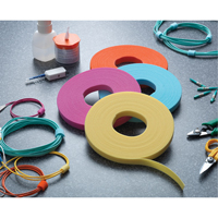 Ruban pour gestion des c&acirc;bles One-Wrap, Boucle et crochet, 25 vg x 3/4", Auto-aggripant, Aqua MAS Chibougamau