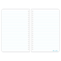 Carnet de notes de poche &agrave; spirale lat&eacute;rale, Couverture souple, Jaune, 64 Pages, 4-5/8" , 7"  MAS Chibougamau