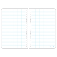 Carnet de notes de poche &agrave; spirale lat&eacute;rale, Couverture souple, Jaune, 64 Pages, 4-5/8" , 7"  MAS Chibougamau