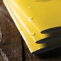 Carnet de notes, Couverture souple, Jaune, 48 Pages, 4-5/8" , 7"  MAS Chibougamau