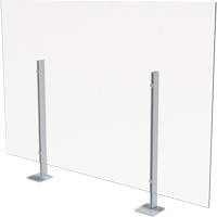 Surface Mount Sneeze Guard, 36" W x 36" H MAS Chibougamau