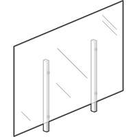 Vitre hygi&eacute;nique, 48" la x 36" h MAS Chibougamau