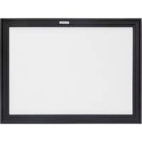 Black MDF Frame Whiteboard, Dry-Erase/Magnetic, 24" W x 18" H MAS Chibougamau
