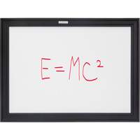 Black MDF Frame Whiteboard, Dry-Erase/Magnetic, 24" W x 18" H MAS Chibougamau