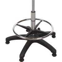 Tabouret ergonomique robuste avec accoudoirs r&eacute;glables, Stationnaire, Ajustable Hauteur, Capacit&eacute; 250 lb MAS Chibougamau