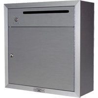 Boîte de collecte, Fixation En surface, 12-3/4" x 16-3/8", 2 portes, Aluminium MAS Chibougamau