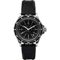 Large Diver's Automatic Watch, Digital, Battery Operated, 41 mm, Black MAS Chibougamau