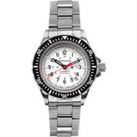 Arctic Edition Large Diver's Automatic GSAR Watch with Stainless Steel Bracelet, Digital, Battery Operated, 41 mm, Silver MAS Chibougamau