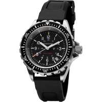Large Diver's Quartz Watch, Digital, Battery Operated, 41 mm, Black MAS Chibougamau